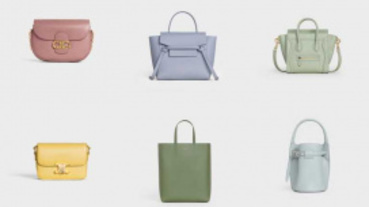 北極藍、檸檬黃、復古粉...CELINE經典包換上粉嫩新色 美得讓人想要包色