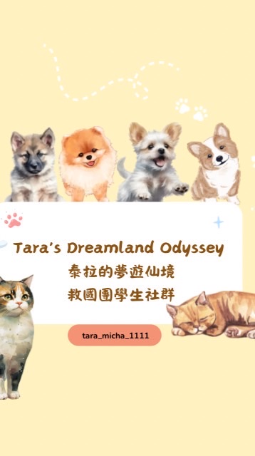 Tara's Dreamland Odyssey 泰拉的夢遊仙境✨救國團群