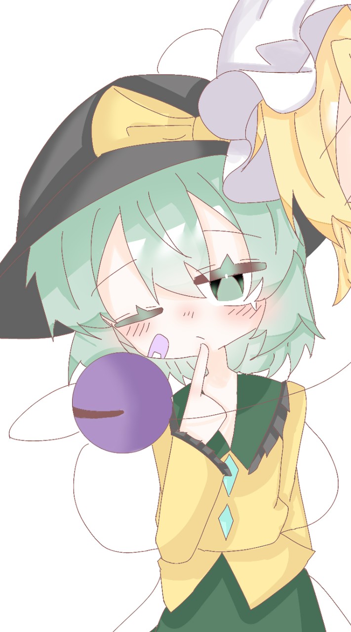 東方の絵を見せ合うところ！