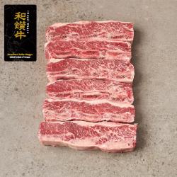 【漢克嚴選】美國產日本和牛級雪花帶骨牛小排_32片組(共8包, 450g±10%/包)