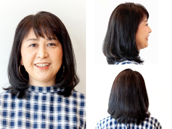 ぽっちゃり丸顔に似合う髪型を写真で紹介 リアル50代60代ヘアカタログ ハルメク365
