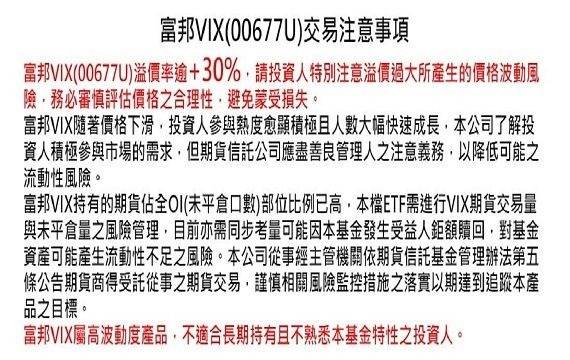 æ­ä¸Šå¤±é€Ÿçš„å¯Œé‚¦vix ï¼