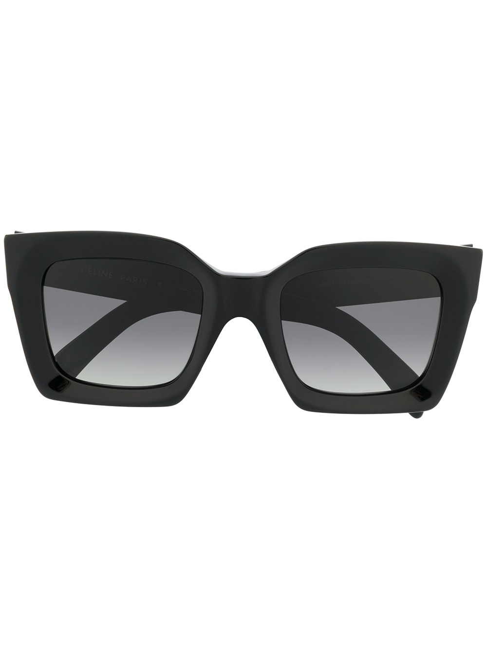Celine Eyewear - square-frame sunglasses - women - Acetate - 51 - Black