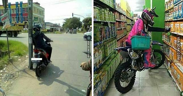 10 Kelakuan Bapak Bapak Saat Naik Motor Ini Bikin Geleng Kepala