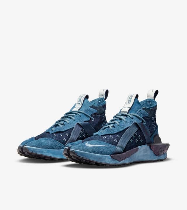 足袋が着想源のNIKEスニーカーに藍染モデル「ISPA ドリフター Indigo
