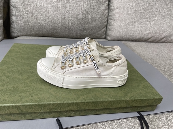 閒置中古 dior 帆布運動鞋 34碼