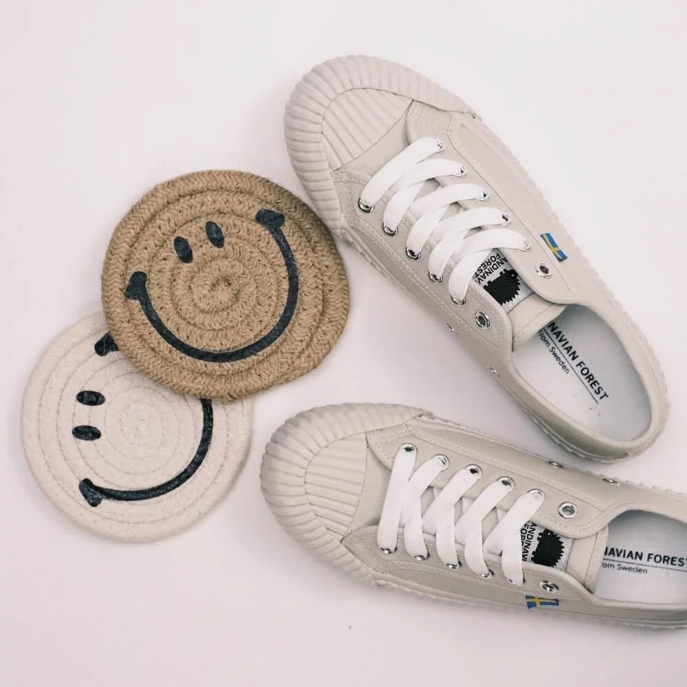 SCANDINAVIAN FOREST北歐小刺蝟-手工帆布綁帶餅乾鞋