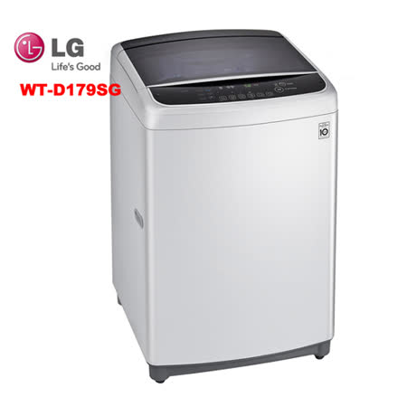 LG樂金17公斤第3代DD直立式變頻洗衣機WT-D179SG(精緻銀)*加碼贈飛利浦吹風機HP8232+原廠禮至11/30止