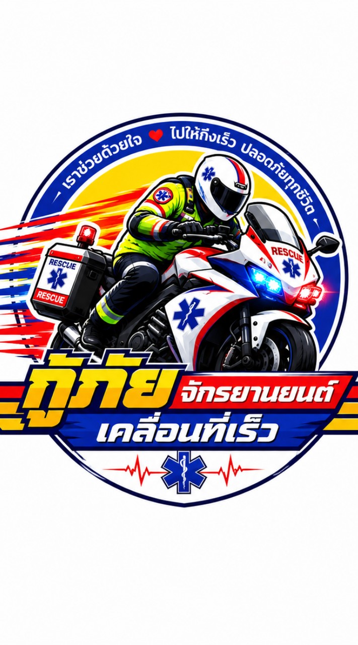 🏍️จักรยานยนต์เคลื่อนที่เร็วเฉพาะกิจ🏍️🚑🚨