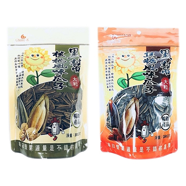 葵花籽精選大粒製成，酥脆清甜而不膩n老少咸宜的零嘴，越吃越唰嘴！