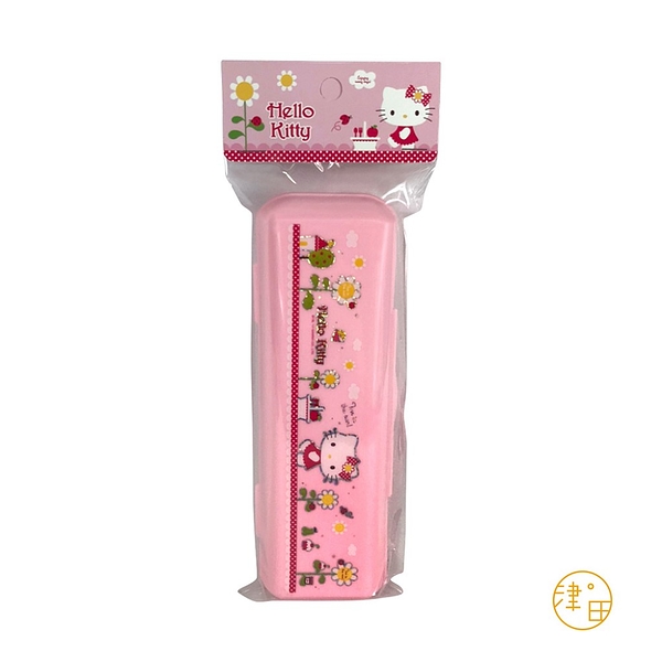 【震撼精品百貨】凱蒂貓_Hello Kitty~日本SANRIO三麗鷗粉色甜點不鏽鋼餐具盒*70341