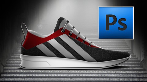 Photoshop techniques to create beautiful digital design of shoe / Sneaker step by step learning cour