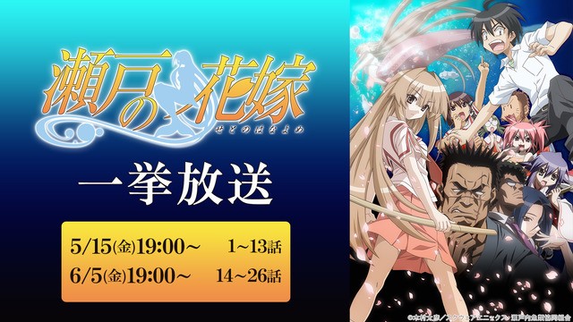 人魚 ギャグ ラブコメディ 瀬戸の花嫁 ニコニコで全話無料初配信が決定 ゴンゾの日