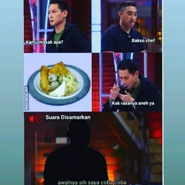 Bikin Ngakak Ini 10 Meme Kocak Acara MasterChef Indonesia