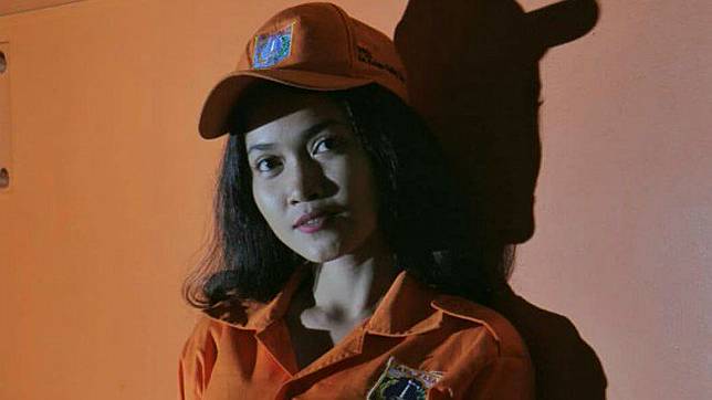 PPSU cantik yang viral di medsos,  Sellha Purba.