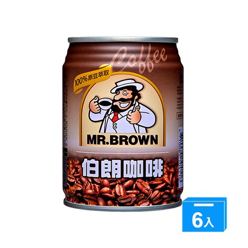伯朗咖啡240ML*6【愛買】