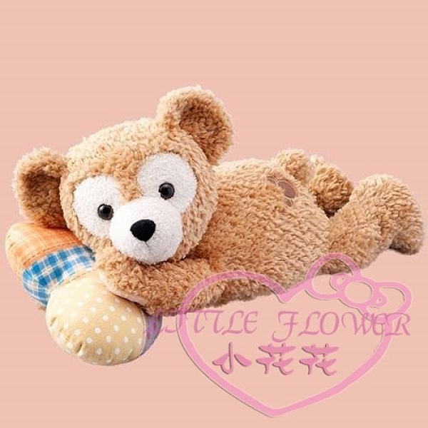 ♥小花花日本精品♥海洋迪士尼樂園限定2019Duffy&Friends情人節系列趴姿娃娃玩偶-達菲熊90217104