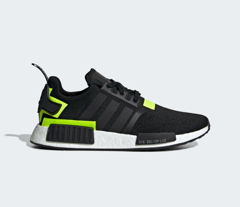 ADIDAS NMD_R1 黑螢光綠 經典鞋 休閒鞋 慢跑鞋 男 訂價5290 BD7751