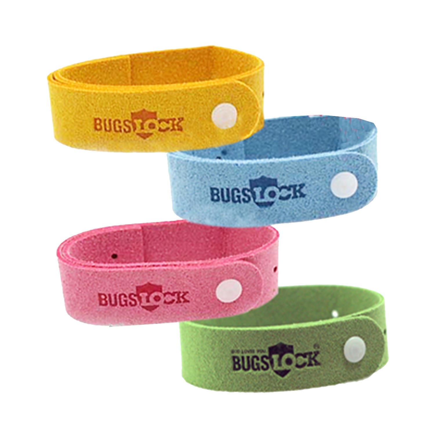 天然香茅精油，FDA檢驗通過無毒不含DEET。效果達72小時，長效防蚊好聰明。室內戶外都合宜，可配戴於手腕、腳踝或推車。保證韓國正品喔！;韓國 Bugslock 純天然香茅防蚊手環尤其寶寶的肌膚又細又