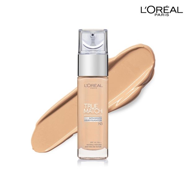 巴黎萊雅True Match特潤光感粉底液 N3 健康色 30ml