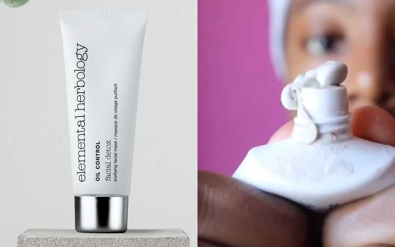 elementalherbology亞馬遜泥淨化面膜by 10/10HOPE 75ml／1,500元 來自亞馬遜河流域的白泥，含有豐富的礦物質跟雨林植物的營養，在平衡油脂分泌、減少黑頭粉刺上非常有效。(圖／品牌提供)