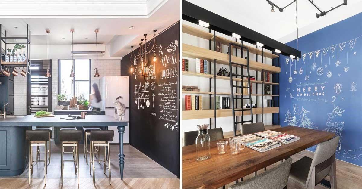 常看到雜誌上介紹的國外居家布置，都有一整面可以隨心