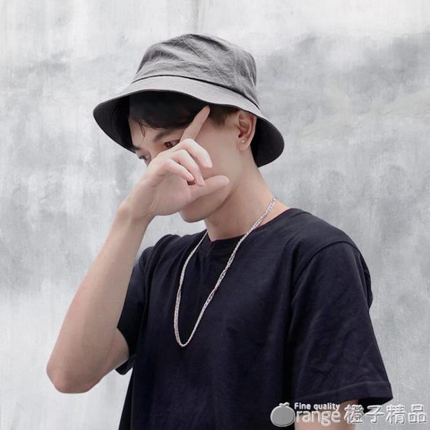 帽子男潮漁夫帽 男INS嘻哈日系夏款防曬百搭短檐夏季薄款復古全館促銷·限時折扣
