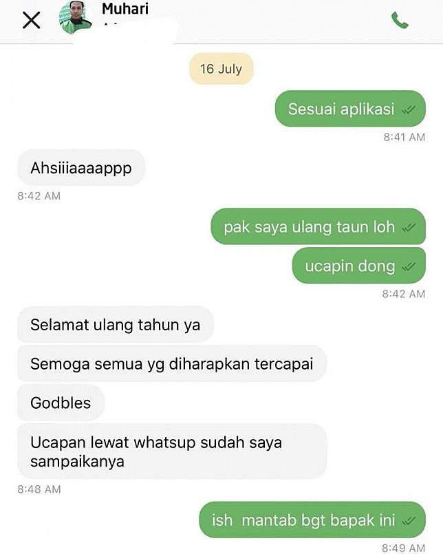 Customer Minta Diucapin Selamat Ultah Bang Ojol Lakukan Ini Keepo Me Line Today