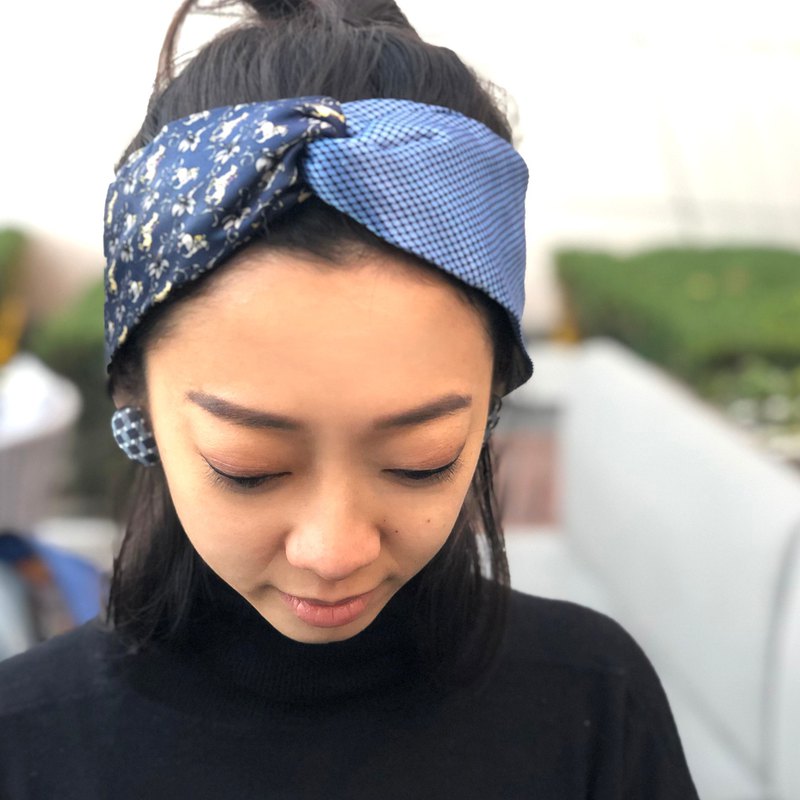 無論是天生自然捲或者懶得打理頭髮的你，都可以輕鬆打造獨一無二的造型。您還可以提供頭圍和喜愛的領帶給我們，訂製專屬的髮帶或帽子唷 ?