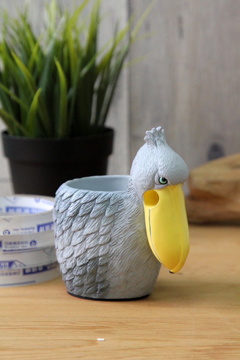 日本Magnets療癒系列 鯨頭鸛造型文具收納筆筒