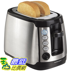[美國直購] Hamilton Beach 22811 七段溫度調節 多功能烤麵包機 烤土司 貝果 Keep Warm 2-Slice Toaster_U3