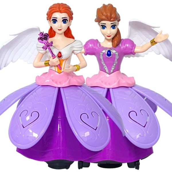 會跳舞的洋娃娃炫舞公主音樂小女孩子旋轉電動機器人兒童益智玩具