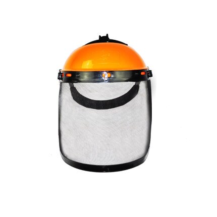 割草機防護面罩 彩紀汽油鋸防護面具透氣透明面罩伐木除草全臉防飛濺切割割草機防『LM2515』