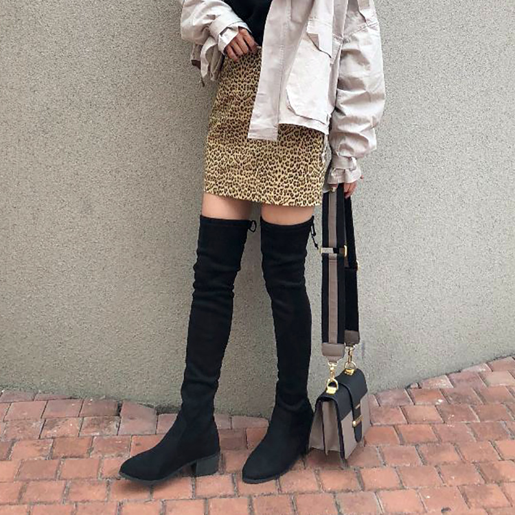 D+AF 靴子 靴子穿搭 秋靴 膝上靴 過膝靴