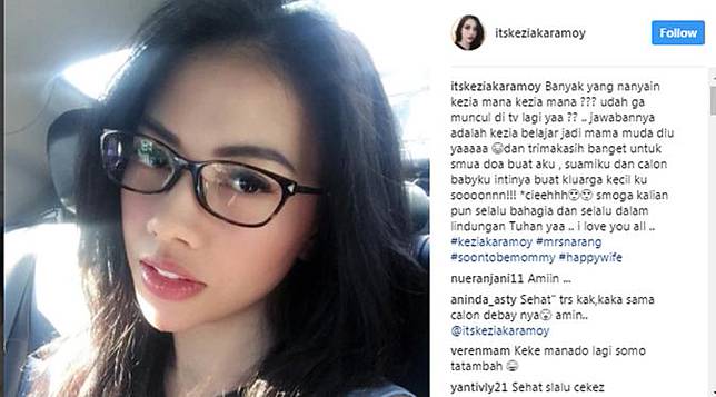 Alasan Kezia Karamoy Istirahat dari Dunia Entertainment 