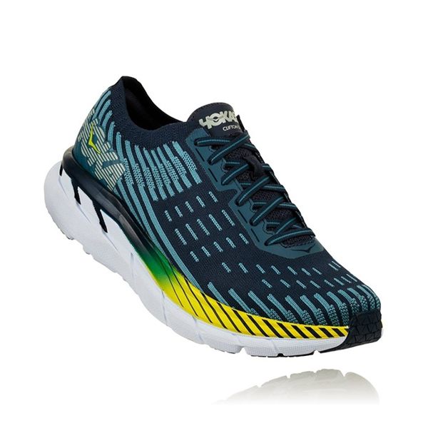 樂買網 HOKA ONE ONE 18FW 編織鞋面慢跑鞋 CLIFTON 5 1094309BISB 贈腿套+襪