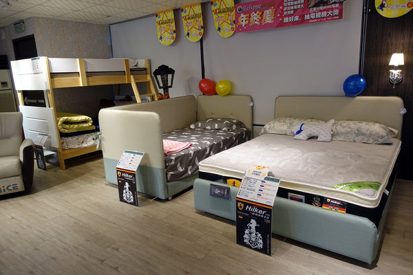 林口床墊-床大師，林口床墊工廠直營，30天鑑賞期、10年保用，德國優客/美國伊麗絲名牌床墊特惠，現場展示品出清4.5折，年終慶多重送