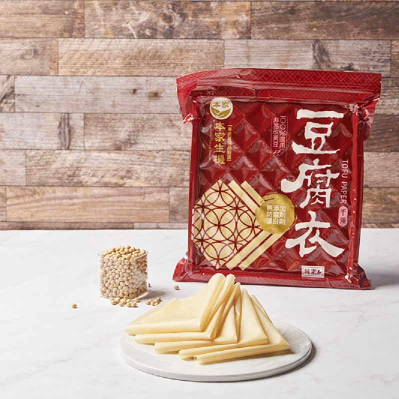 *減醣聖品 [本家生機] 千張豆腐衣 (135g/包)(全素)