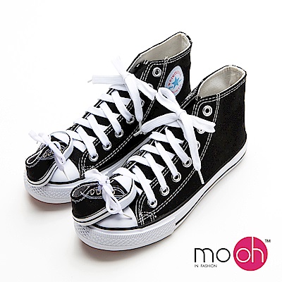 潮流運動風帆布鞋趣味子母鞋造型防滑橡膠鞋底