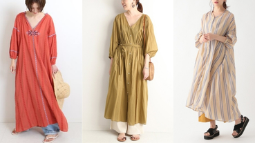 涼感、修身又美型就這件！「V 領長版罩衫」輕鬆展演輕盈女子印象