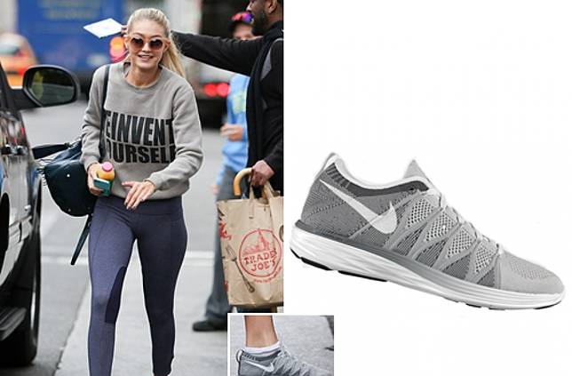 Ini cara keren gigi hadid gunakan sneakers