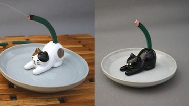 化身成喵星人尾巴！日本推出超逗趣「貓咪蚊香座」 網友狂讚：這設計點子太有才了！