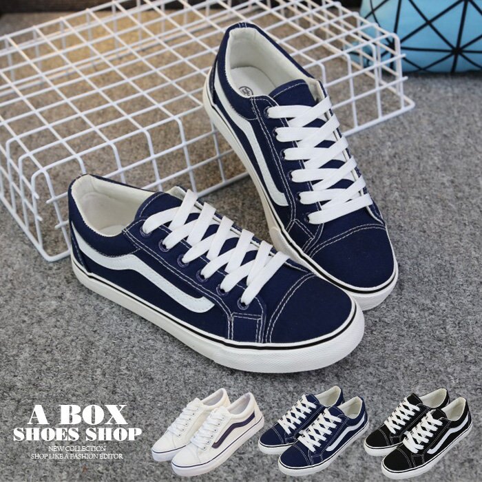 男款雜誌熱銷穿搭必備 簡單百搭休閒舒適 綁帶布面鞋 帆布鞋 情侶鞋 2色【AA366】