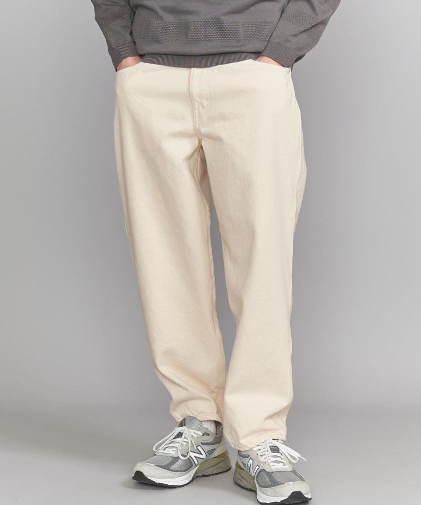 BY 竹節紗 丹寧褲 5P 氣球 褲子 日本製