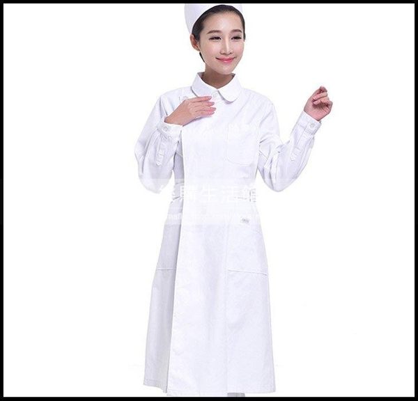 女士護士服秋冬裝 經典醫護服裝醫院白大褂藥店工作服LG-882257