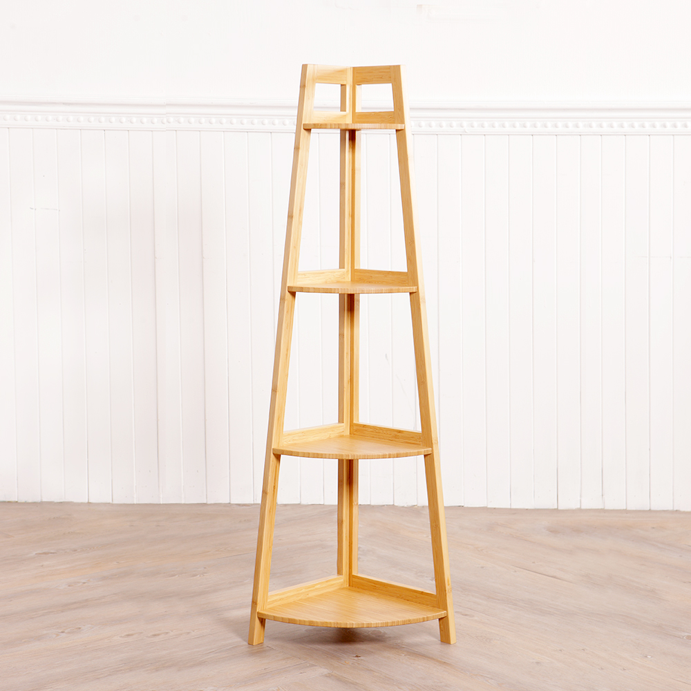 竹韻美學扇形角落架