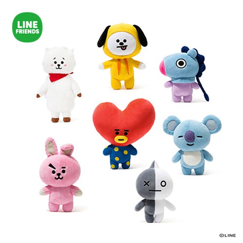 BT21 站姿玩偶 (中) - 韓國直送