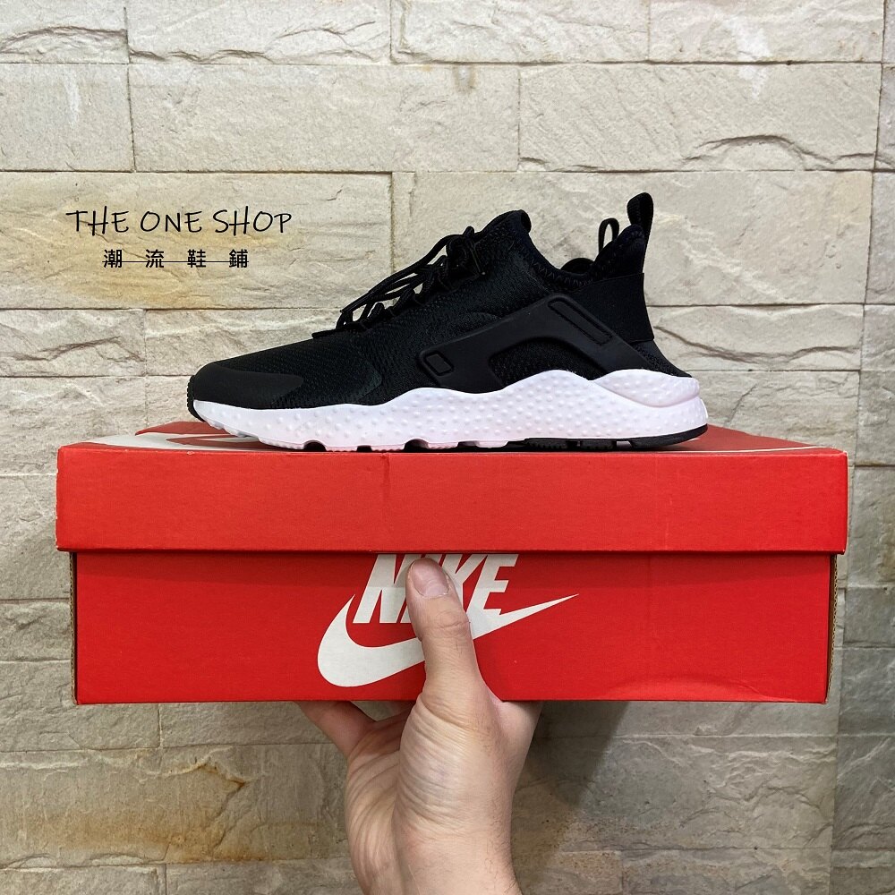 女版 NIKE AIR HUARACHE RUN ULTRA 武士 武士鞋 黑武士 黑色 黑白 慢跑鞋 819151-008