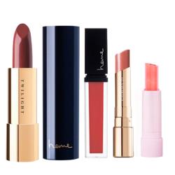 請留言備註色號)種類:口紅/唇釉/唇蜜適用部位:臉部色號:《菁萃水亮唇膏(現貨共7色可選)：》#01-粉嫩杏桃色#02-活力珊瑚色#03-成熟可可色#04-煙燻玫瑰色#05-冷調粉紫色#06-自然裸粉