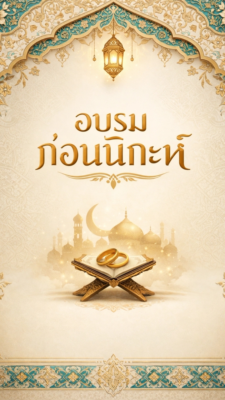 อบรมก่อนนิกะห์ อ.สะเดา